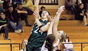Quincey Thacker led the lady Panthers with 17 points against West Grand.