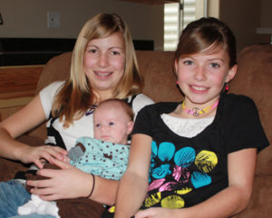 Bradee Ann Seely and her sisters