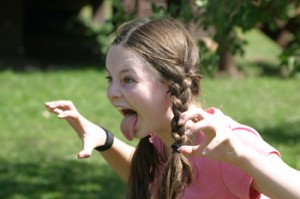 Alahna Martin lets out a roar during a breathing exercise called “The Lion” last August while participating in a yoga class taught by Jean Welder. Alahna attended the session with her parents, Paul and Vanessa, and her brother, Stone. Alahna was moved out of intensive care last week and into a rehabilitation unit at Children’s Hospital in Denver.