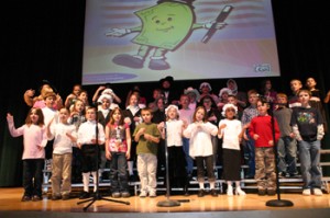 Parkview Elementary third-graders performing "Show Me the Money"