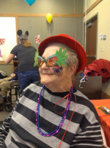Eagle Crest resident Ruthann Chavez takes part in the first annual Winter Carnival, held Feb. 12 at Rangely District Hospital. Director Andrea Adams said the event gave residents an enjoyable afternoon out and a break from their normal routines.