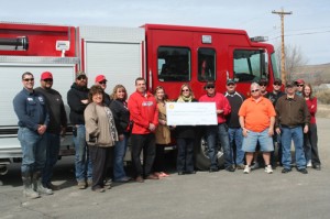 A new tanker/pumper truck for structure fire suppression and rescue is now in active service at the Rangely Rural Fire Protection District (RRFPD) following a ceremony March 20. A second new truck — a ladder truck — will arrive from the plant sometime in May. 