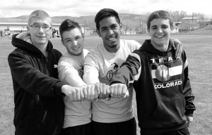 Anthony Watt, Jeff Wagner, Tala Atoafa and TJ Shelton won the 4x100 relay. Shelton also won the 100 dash and the 200 dash and Atoafa won the 300-meter hurdles.