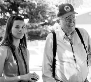 Frank Cooley and his granddaughter.