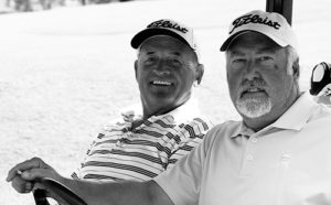 Mark Barlau and Kirk Blazyk shot a four-under-par 64 on the first day of the Marvine Ranch two-man best-ball tournament at Meeker Golf Course, then took two shots off on the second day to become the best golfers in the championship flight of the season’s biggest tournament.