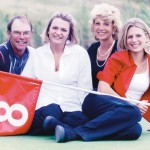 Running Meeker Golf Course was a family effort for golf pro Jim Cook. He took care of the grounds while his wife, Debbie, and daughters Jennifer and Wendy ran the restaurant and pro shop.
