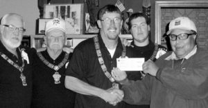 phrgchevron donation to elks lodge