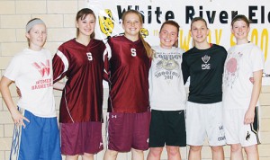 Nucla’s Shalyn Steffan, Soroco’s Briana Peterson and Shiloh Rozell, along with Meeker’s Hughes, Neilson and Ridings were all named to the All-Tournament team. Neilson was named the MVP and Ridings won the three-point contest. 