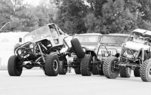 The Rangely Rock Crawlers were one of many entrees in the Septemberfest parade and car show in Rangely over the Labor Day weekend.
