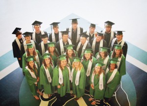 Twenty-five students were graduated from Rangely High School on Sunday afternoon in front of a high school auditorium filled with family members and supporters. Several students netted school honors and learned they were recipients of more than 25 scholarships announced during commencement exercises.