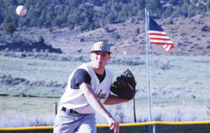 (Below) Meeker senior Kenny Kohls was the Cowboys’ starting pitcher against the Bears and he threw five innings with no walks and only gave up two hits. Kohls will be joining the United States Marine Corps after graduation.