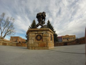 The veterans memorial on the courthouse square in Meeker is to be nominated for a governor's award for the best use of public space. 
