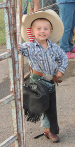 All excited at the Chris Cagle concert on Saturday night during Range Call, Josh Simmons, 3, of Meeker was just a little bummed out because he had just broken the stick that held his American flag. However, after taking a break following Damsel’s performance at the Rio Blanco County Fairgrounds, he was raring to get back and watch Cagle’s set.