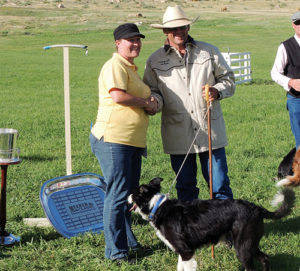 Winner Ron Enzeroth of Dublin, Texas, with his dog, Mick, captured the top money and the trophy at the 2014 Meeker Classic with a spectacular 141 points. See more photos from the trials on Page 6A of this week’s Herald Times.