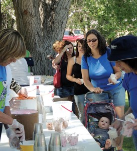 A wide variety of ice cream flavors awaited the long lines of residents and visitors to the Rangely Museum’s ice cream social on Sunday. Long lines persisted until the organizers ran out of ice cream sooner than expected.