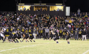 The grandstands at Starbuck Stadium were full and Cowboys fans were treated to an exciting game against the defending state champion Paonia Eagles.