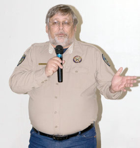 Guest speaker at the Rio Blanco County Stockgrowers’ Association annual meeting on Saturday in Meeker was Brad Petch of the Colorado Division of Parks and Wildlife. Petch shared an update regarding the various types of sage grouse in the state and their status in relation to federal, state and local efforts to save the different grouse through the Endangered Species Act.