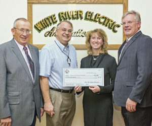 $10,000 for Pioneers Healthcare Foundation and the new hospital.