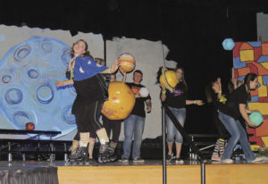 The cast of “Schoolhouse Rock Live! Jr.” performed admirably the musical in performances Friday and Saturday evenings at the Meeker High School auditorium. Performers included Meeker High School Drama Club students, Barone Middle School students and teacher Shana Holliday in the lead role of Tom. Other performers were Sam Baylie, Sena Zellers, Annalise Amack, Savana May, Mason Holiday and Sydnie Main.