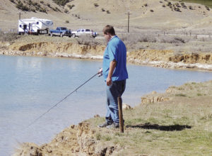 Sunday presented fishermen and women around Rio Blanco County with beautiful warm and sunny weather. Several folks from Craig came down to fish at Rio Blanco Lake, about 18 miles west of Meeker, because they said the fish they were after—crappie and perch—aren’t available in Moffat County. There were several groups fishing the lake and the anglers reported a few fish being landed and several hits that weren’t.