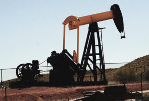 A replica of the Raven A-1 pumping unit, the first “wildcat” deep well in the Rangely Weber Sand Unit that was drilled by the California Oil Co. in 1931, was moved from its former wellhead site outside of Rangely to the Rangely Museum on April 10.