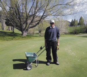Scott Bowman is the new greenskeeper this year at Meeker Golf Course. The long-time resident of the Meeker area has definite plans on how to improve conditions on the local course and he has ideas on how to promote additional play from out-of-town golfers in Meeker.