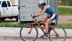 The Eastern Rio Blanco Metropolitan Park and Recreation center in Meeker hosted triathlons of two lengths during the Meekerpalooza festivities on June 6, with the competition running between the Meeker Recreation Center and Ute Park. The events consisted of swimming, bicycling and running.