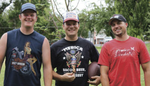 Last year there were just four entries in the Rangely Fourth of July Rib Cookoff, but this year the number jumped to nine grill chefs. First place and the title of Rib King went to Ryan Huitt, who earned $300 for his efforts. He defeated Shelby Hays, who took home second place and $200 while Ryan Kennedy was third and $100 richer.