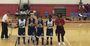 Rangely’s Katelyn Brown recently competed for the USA Junior Nationals Colorado/ Wyoming All State High School Basketball team at the USA International Basketball Championship held in Columbus, Ohio, on July 8-11. Brown’s team placed second overall, losing in the championship game to the Mississippi/Louisiana team, 44-40. Brown was awarded Most Valuable Player and named as one of the five girls selected to the 1st Team All-America Squad. Brown also won the free throw and three-point individual competition held in Ohio.