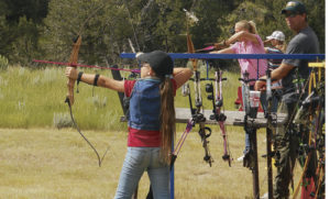 The Rio Blanco County Shootout took place at the Meeker Shooting Range south of town on Saturday, and competition was held in .22-caliber rifle, shotgun and archery, and members of the county team fared very well.