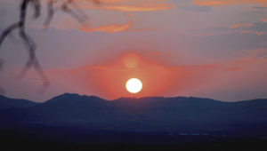 One of the only good things about the fire season throughout the West is all the smoke in the air makes for some beautiful, picturesque sunrises and sunsets in the downwind regions. Above, this sunset was photographed on Sunday evening near Rangely.