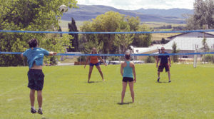 Members of the Meeker High School volleyball team held a 2-on-2 grass volleyball tournament on Saturday, then served lunch at Meeker Golf Course for the Meeker Couples Golf Tournament. The girls did both as fundraiser events.