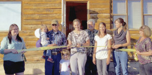 Many people joined owner Kari Brennan at the open house and ribbon cutting ceremony Aug. 3 for Meeker’s newest business. White River Dental Hygiene, 73521 Highway 64, will be open for business sometime in September. Pictured at the ribbon cutting are, left to right: Danyel Harman (Meeker Chamber of Commerce), Neil Brennan holding son Milo Brennan, Hattie Brennan, Kari Brennan, Dr. Garry Millard (Kari’s collaborating dentist from Rifle), Crystal Mecham from RDH (Kari’s friend and fellow hygienist), Stephanie Kobald (Meeker Chamber of Commerce), and Carol Hamilton (Meeker Chamber of Commerce Ambassador).