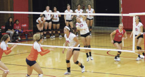 The Lady Spartans of Colorado Northwestern Community College played Snow College last week in a close, physical contest, but they came up on the losing end in the match. The Spartans invited fans down on the floor for a short volleyball clinic after play concluded.