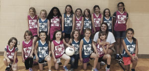 The second- through sixth-grade volleyball season runs for a month at the Western Rio Blanco Recreation and Park District. Participants do two weeks of practice and two weeks of games.  Participants include (back) Sky Pearce, Audy Ryder, Janessa White, Ciara Shepard, Chloe Noel, Elyse Francis, Annika Cantrell, Myriah Henson, Mackenzie Manchester, (front) Wrenalee Moore, Tylee Fielder, Jasmine Preciado, Alivia Green, Miley Francis, Emma Winder, Aspen Steele, Kaitlyn Cox and coach Sierra Brannan.
