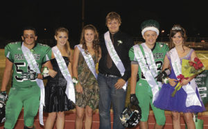 Kiki Ruiz, Justyne Dembowski, Echo Campbell, Chance Sheppard, Jessy Powell and Courtney Bell were the homecoming court members with Powell and Bell named king and queen.