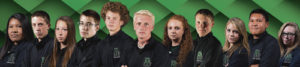 Members of the Rangely High School cross-country team are, from left: Mikayla Filfred (team manager), Caleb Noel, RaeLynn Norman, Landon Rowley, Brennan Noyes, Patrick Scoggins, Savannah Nielsen, Austin Ficken, Phalon Osborn, Cameron Filfred and Miekka Peck.