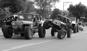 It was a busy Labor Day weekend in Rangely as the annual Septemberfest celebration kept Rangely residents hopping for four days. Above, members of the Rangely Rock Crushers off-road jeep group, showed off their stuff as part of the Rangely Septemberfest Parade down Main Street. A wide variety of Range activities kept the Rangely residents and visitors occupied and entertained for four days.