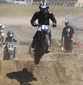 The leader of the pack in this case was Porter Hossack, 12, of Meeker at the Moto Mayhem inaugural dirt-bike races held Saturday at the Rio Blanco County Fairgrounds in Meeker. The full-day event began at 10 a.m. and continued late into the evening. The format was an enduro-style race more common in Europe.
