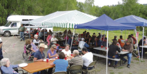 The weather couldn’t have been much better for the annual Buford School annual fish fry, which was held Saturday at the school, located along County Road 17, about 22 miles east of Meeker. Saturday’s crowd just kept on coming for the two hours of the white fish dinner, and the incredibly vast array of side dishes and desserts showed that the women of the area do know how to throw a great feed.