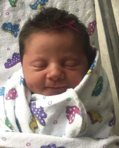 Teigan Bradlee Witherell was born Thursday July 21, 2016, to Rozilynn and Travis Witherell of Rangely. She was born in Vernal, Utah, at 9:46 a.m., weighing 7 pounds, 5 ounces and was 19 1/2-inches long. Grandparents are Darell and Jamie Thacker, Jerry and Sue McKee, and Deven Striegel.