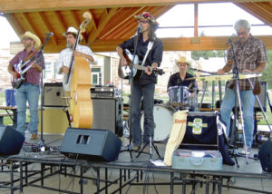 The Eastern Rio Blanco Metropolitan Recreation and Park District held the second of its four Summer Entertainment Series events on Friday just off the Downtown Plaza at Fifth and Main streets. The country/bluegrass band, Halden Wofford and the Hi-Beams Band, delighted the small group of spectators. 