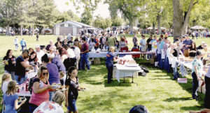 Roughly 950 Rangely residents and visitors took part in and enjoyed the annual Rangely Elks Club barbecue on Monday last year at Rangely’s Elks Park, the central location for activities that wrapped up three days of Septemberfest. Besides the hugely successful barbecue, Elks Park played host to a large arts and crafts fair that which lined three sides of the park. The northwest portion of the park played host to the annual car show that saw several dozen vehicles on display to the public. Well in excess of 1,000 people were in attendance at Elks Park on Labor Day last year for all the activities held.