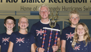 The Rangely Hurricanes won their seventh small team Colorado State Championships in nine years this past weekend. From left to right are team members: Colton Noel, Mary Scoggins, Patrick Scoggins, Timothy Scoggins and Chloe Noel. Not pictured is Peyton Armstrong.